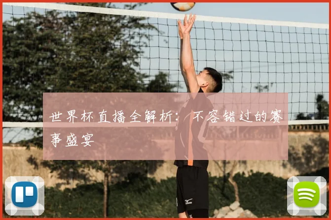 世界杯直播全解析：不容错过的赛事盛宴