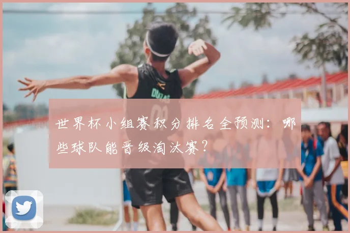 世界杯小组赛积分排名全预测：哪些球队能晋级淘汰赛？